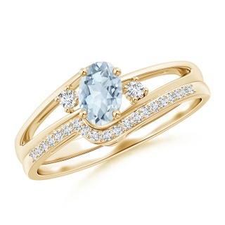 Oval A Aquamarine