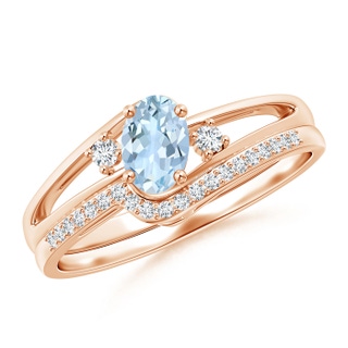 Oval AA Aquamarine