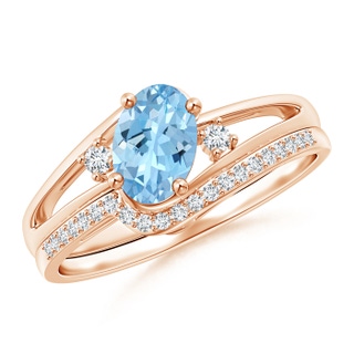 Oval AAAA Aquamarine
