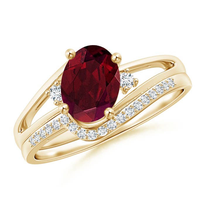 AA - Garnet / 1.65 CT / 14 KT Yellow Gold