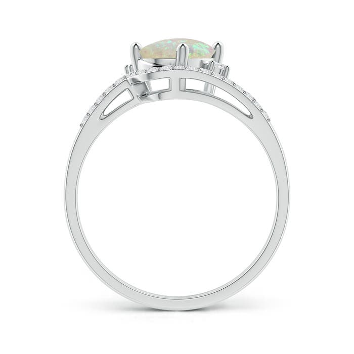 AAA - Opal / 1 CT / 14 KT White Gold