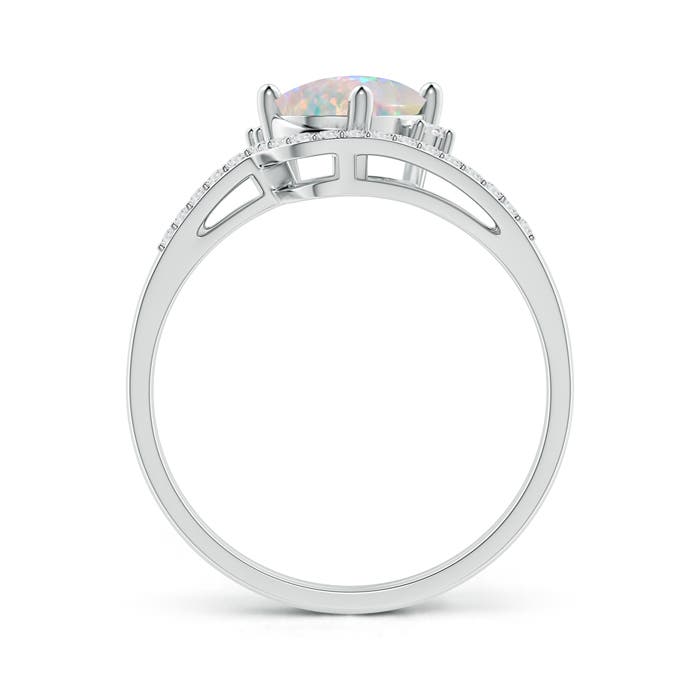 AAAA - Opal / 1 CT / 14 KT White Gold