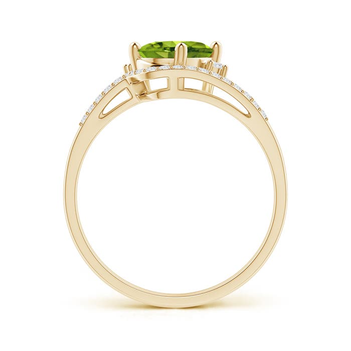 AAAA - Peridot / 1.55 CT / 14 KT Yellow Gold