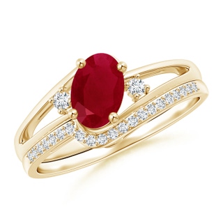 Oval AA Ruby