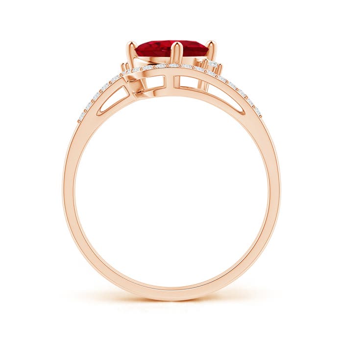 AAA - Ruby / 1.45 CT / 14 KT Rose Gold