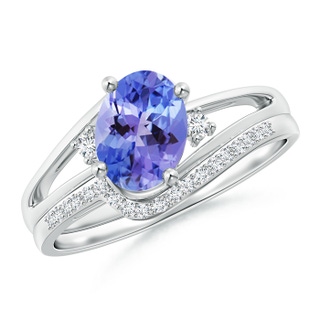Oval AA Tanzanite