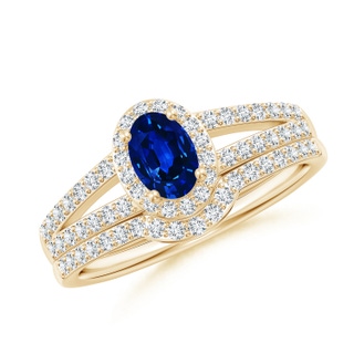 Oval AAAA Blue Sapphire