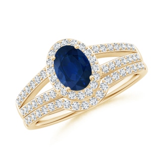 Oval AA Blue Sapphire