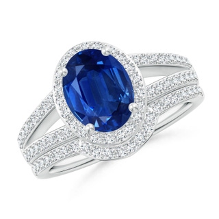 Oval AAA Blue Sapphire