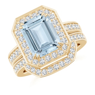 Emerald Cut A Aquamarine