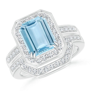 Emerald Cut AAA Aquamarine