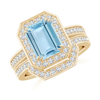 Emerald Cut AAA Aquamarine
