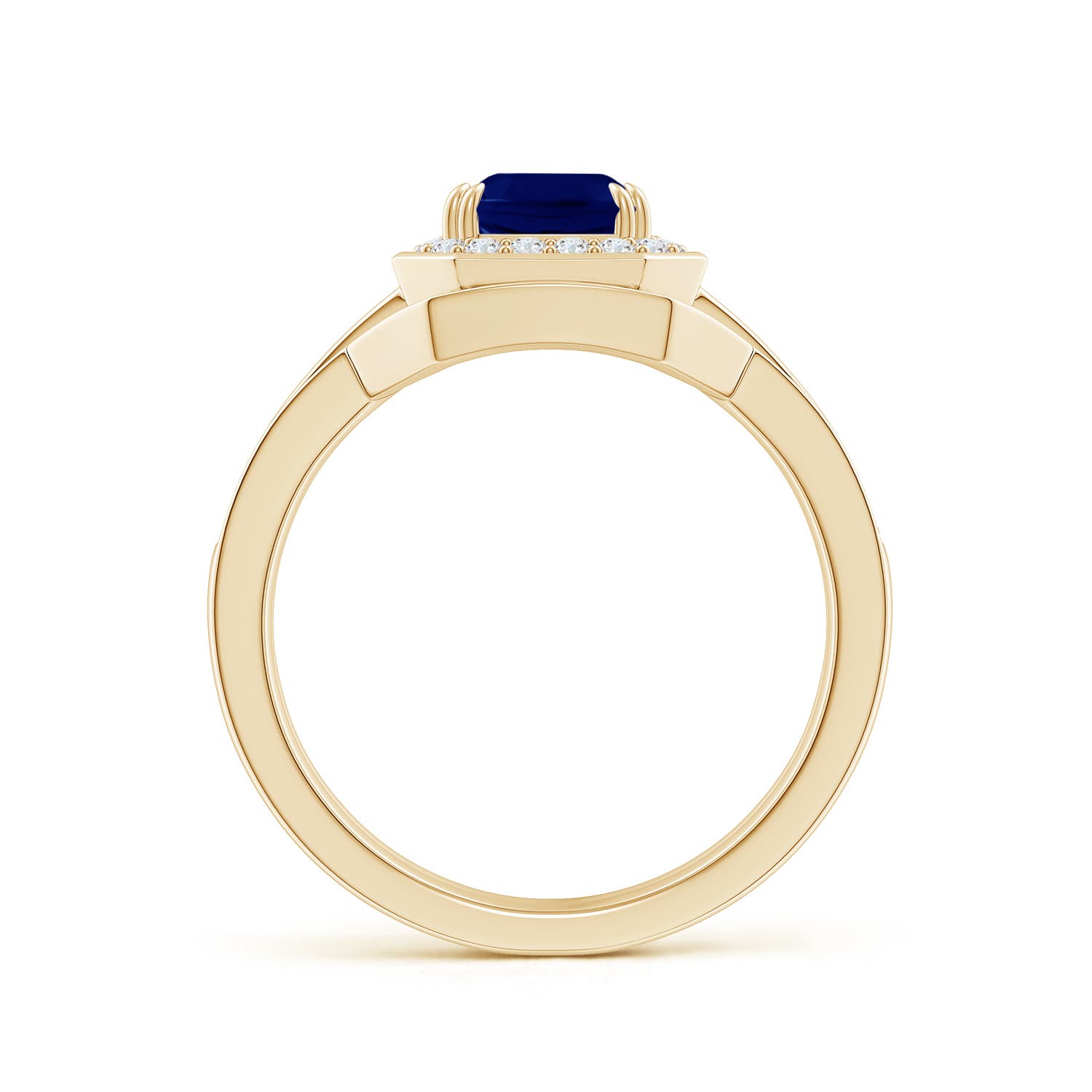 AA - Blue Sapphire / 2.14 CT / 14 KT Yellow Gold