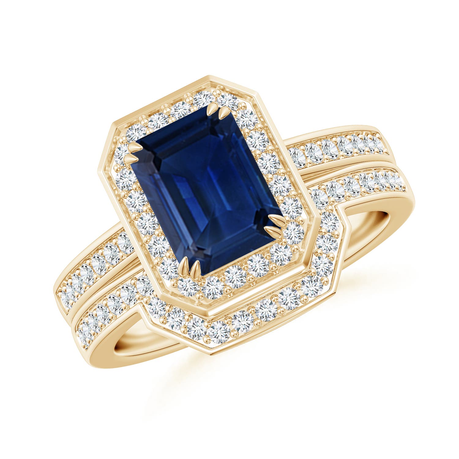 AAA - Blue Sapphire / 2.14 CT / 14 KT Yellow Gold