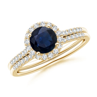 Round A Blue Sapphire