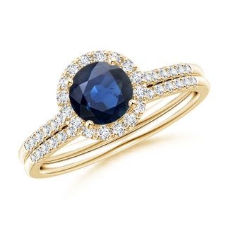 Round AA Blue Sapphire