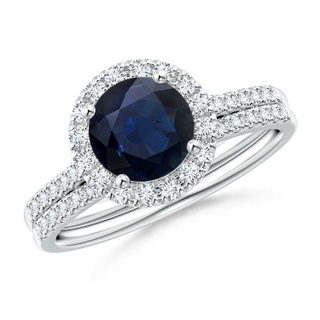 Round A Blue Sapphire