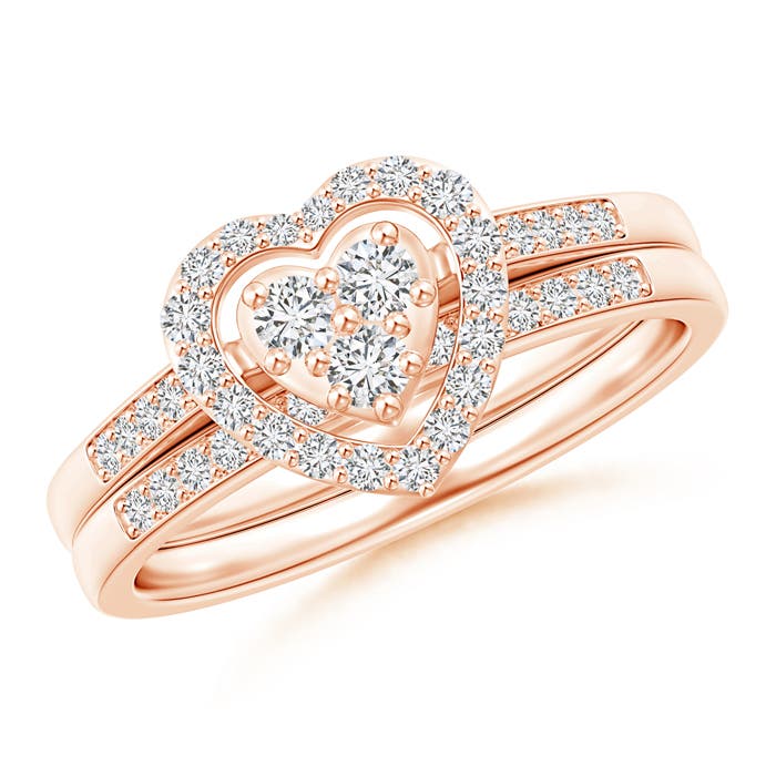 H, SI2 / 0.47 CT / 14 KT Rose Gold