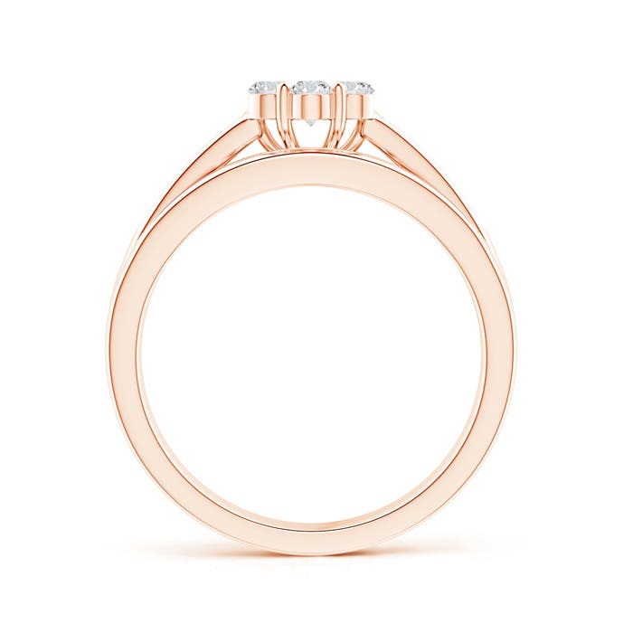 H, SI2 / 0.73 CT / 14 KT Rose Gold