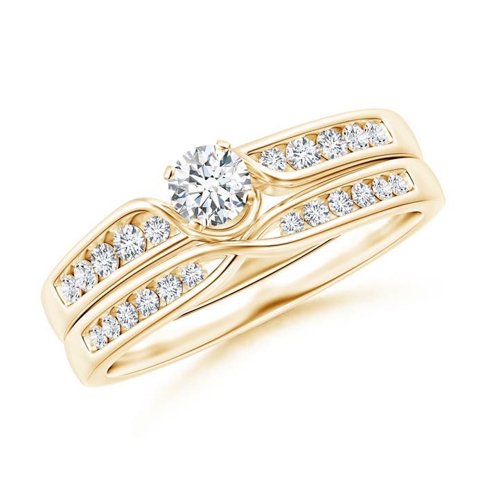 G-H VS / 0.45 CT / 14 KT Yellow Gold