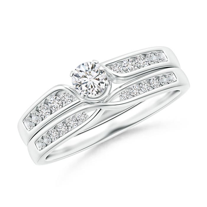 H, SI2 / 0.45 CT / 14 KT White Gold