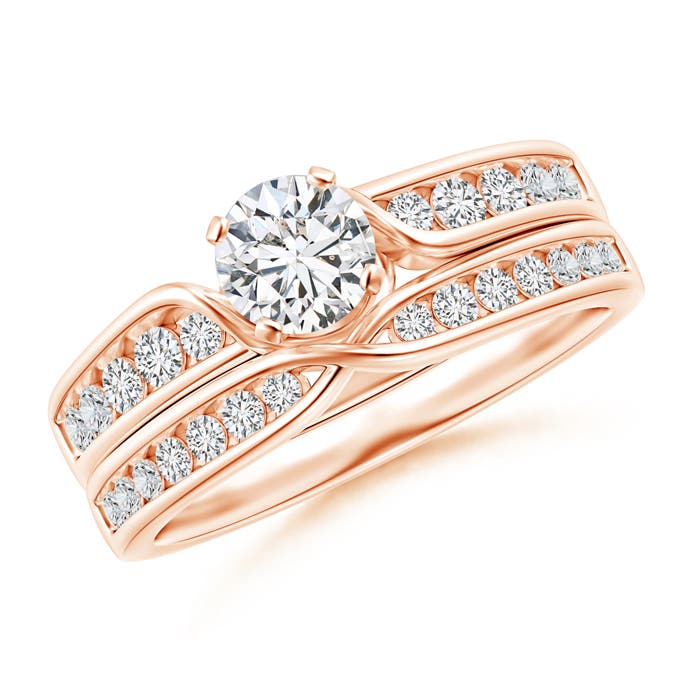 H, SI2 / 0.95 CT / 14 KT Rose Gold