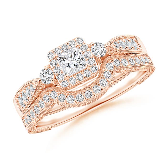 H, SI2 / 0.61 CT / 14 KT Rose Gold