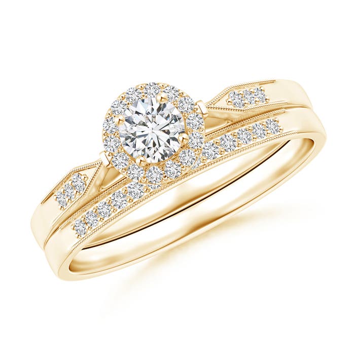 H, SI2 / 0.39 CT / 14 KT Yellow Gold