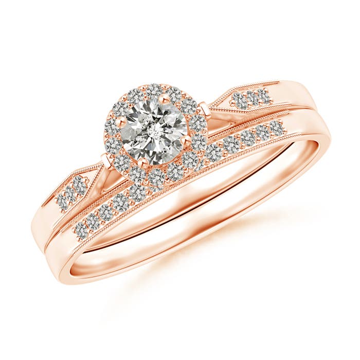 J I2 / 0.39 CT / 14 KT Rose Gold