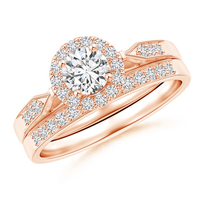 H, SI2 / 0.73 CT / 14 KT Rose Gold