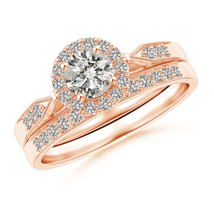 J I2 / 0.73 CT / 14 KT Rose Gold