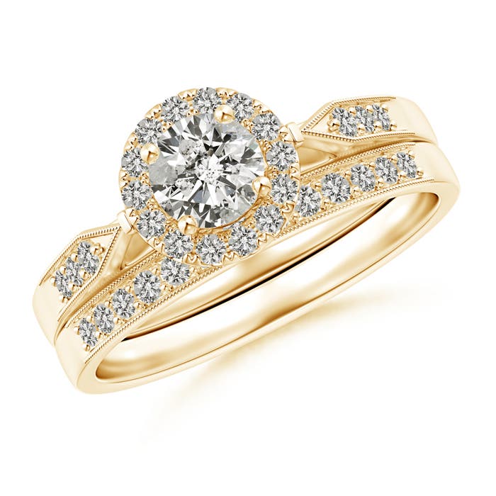 J I2 / 0.73 CT / 14 KT Yellow Gold