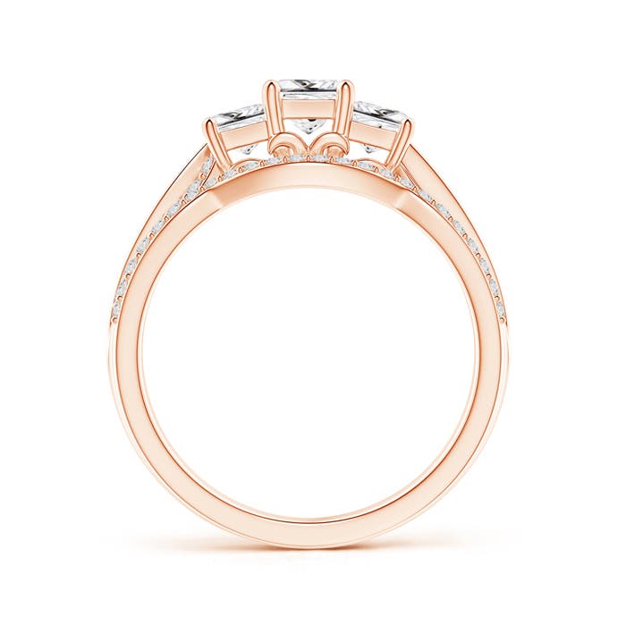 H, SI2 / 1.06 CT / 14 KT Rose Gold