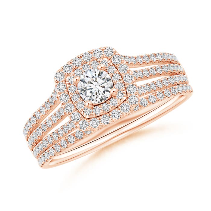 H, SI2 / 0.83 CT / 14 KT Rose Gold