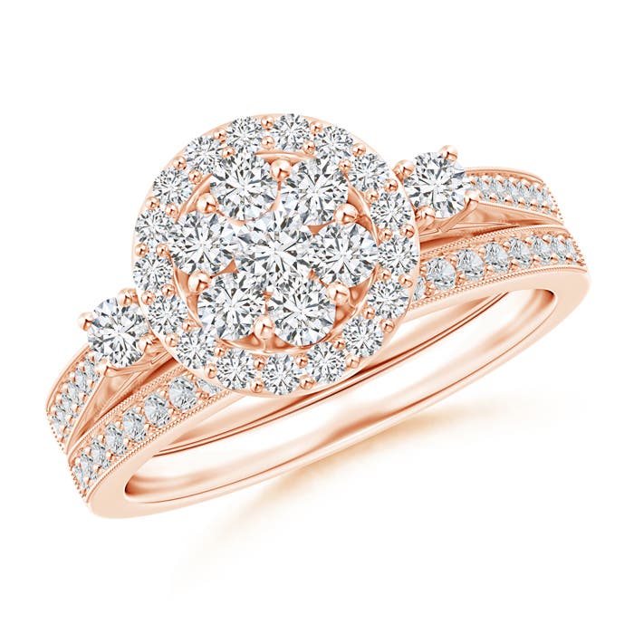 H SI2 / 0.99 CT / 14 KT Rose Gold