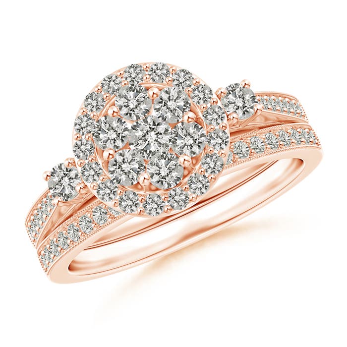 J I2 / 0.99 CT / 14 KT Rose Gold