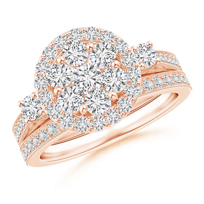 H SI2 / 1.54 CT / 14 KT Rose Gold