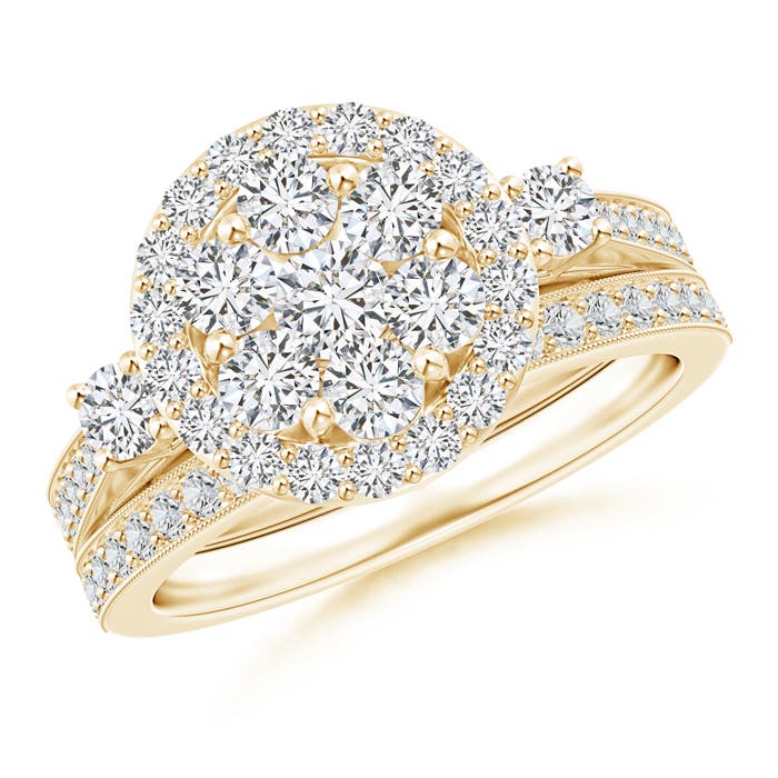 H SI2 / 1.54 CT / 14 KT Yellow Gold