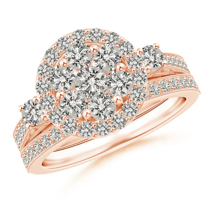 J I2 / 1.54 CT / 14 KT Rose Gold