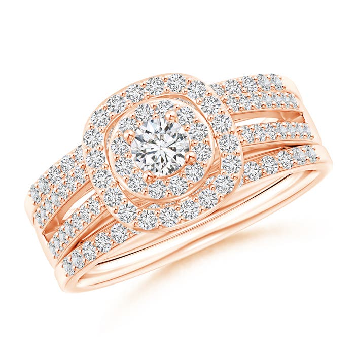 H SI2 / 0.98 CT / 14 KT Rose Gold