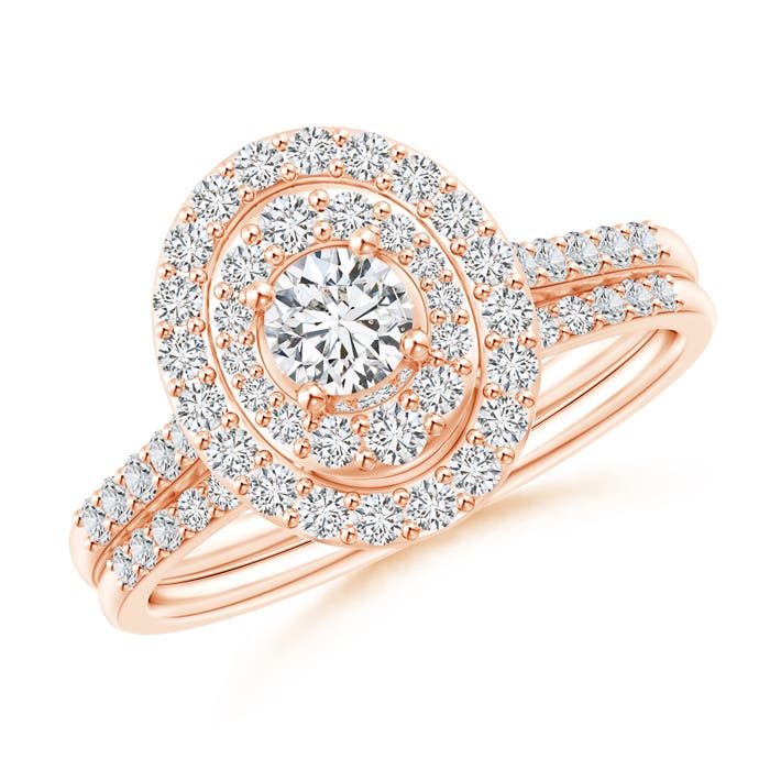 H SI2 / 0.86 CT / 14 KT Rose Gold