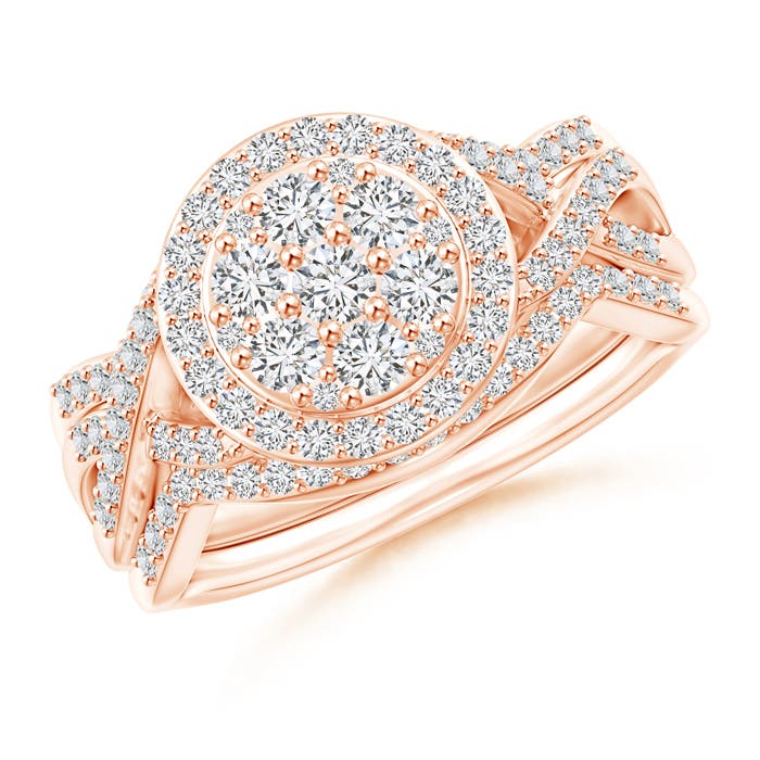 H SI2 / 0.96 CT / 14 KT Rose Gold