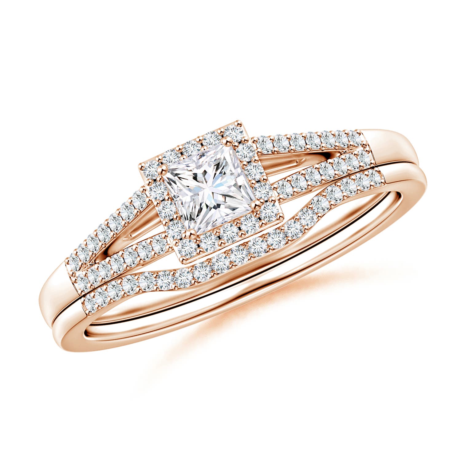 G, VS2 / 0.47 CT / 14 KT Rose Gold