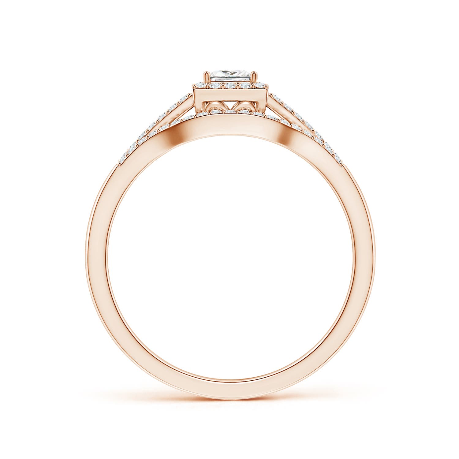 G, VS2 / 0.47 CT / 14 KT Rose Gold