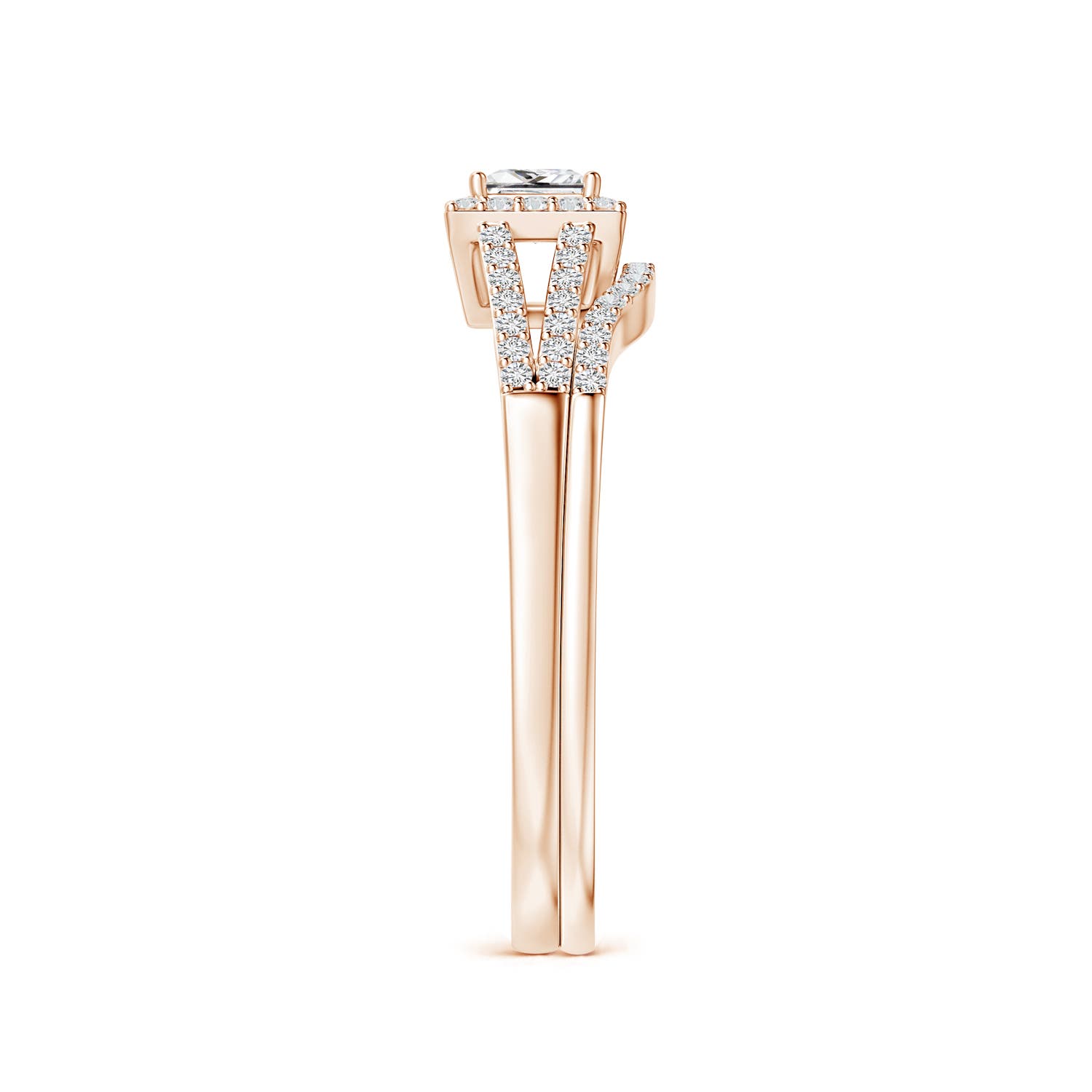 H, SI2 / 0.47 CT / 14 KT Rose Gold