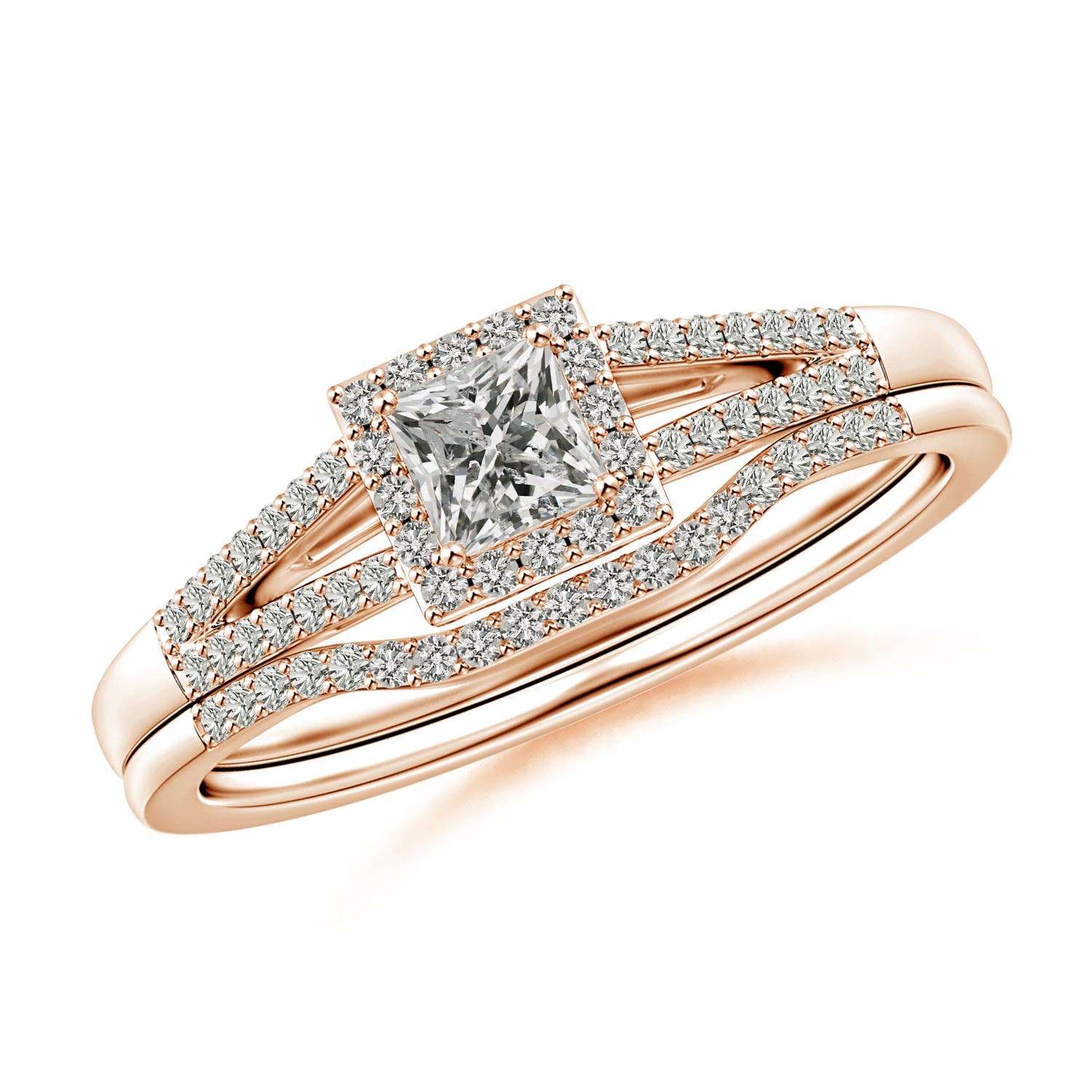 K, I3 / 0.47 CT / 14 KT Rose Gold