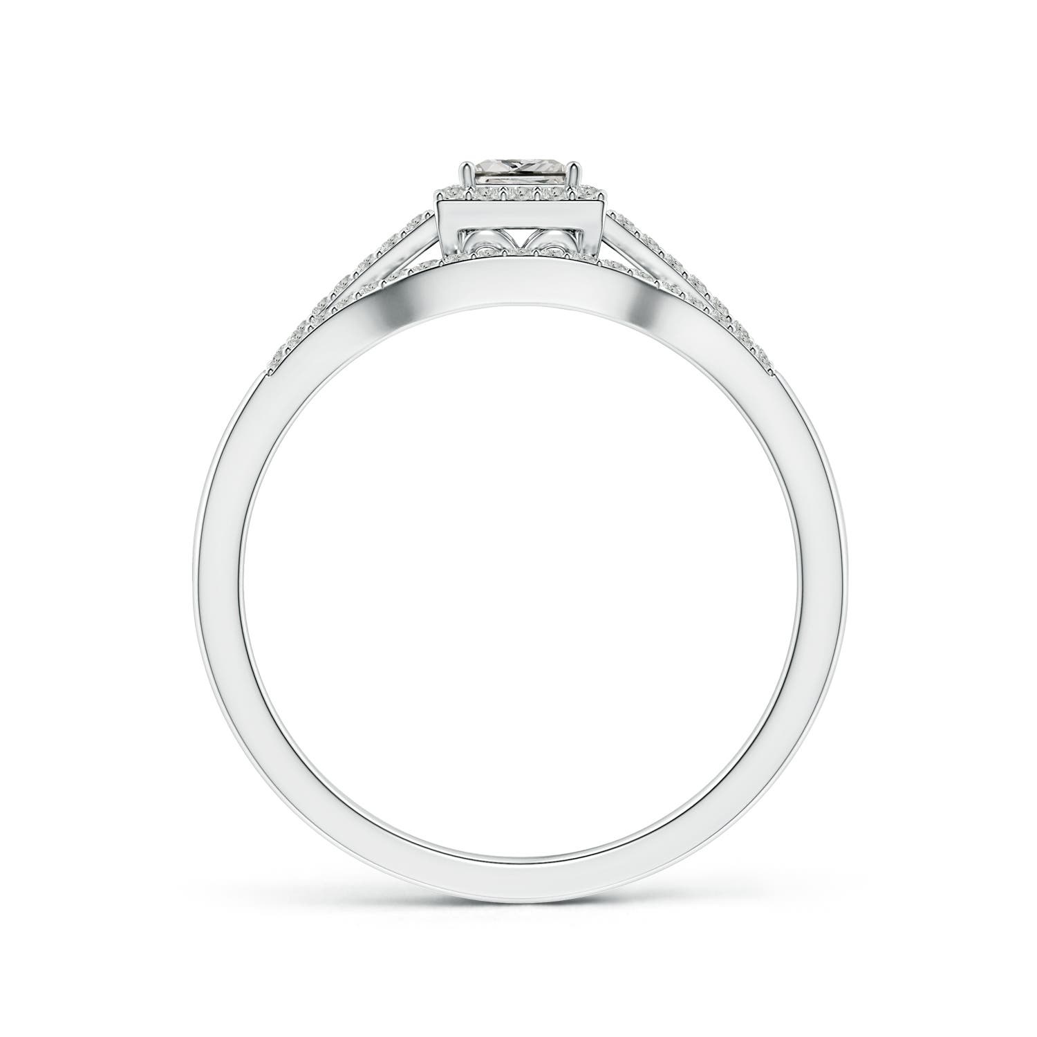 K, I3 / 0.47 CT / 14 KT White Gold