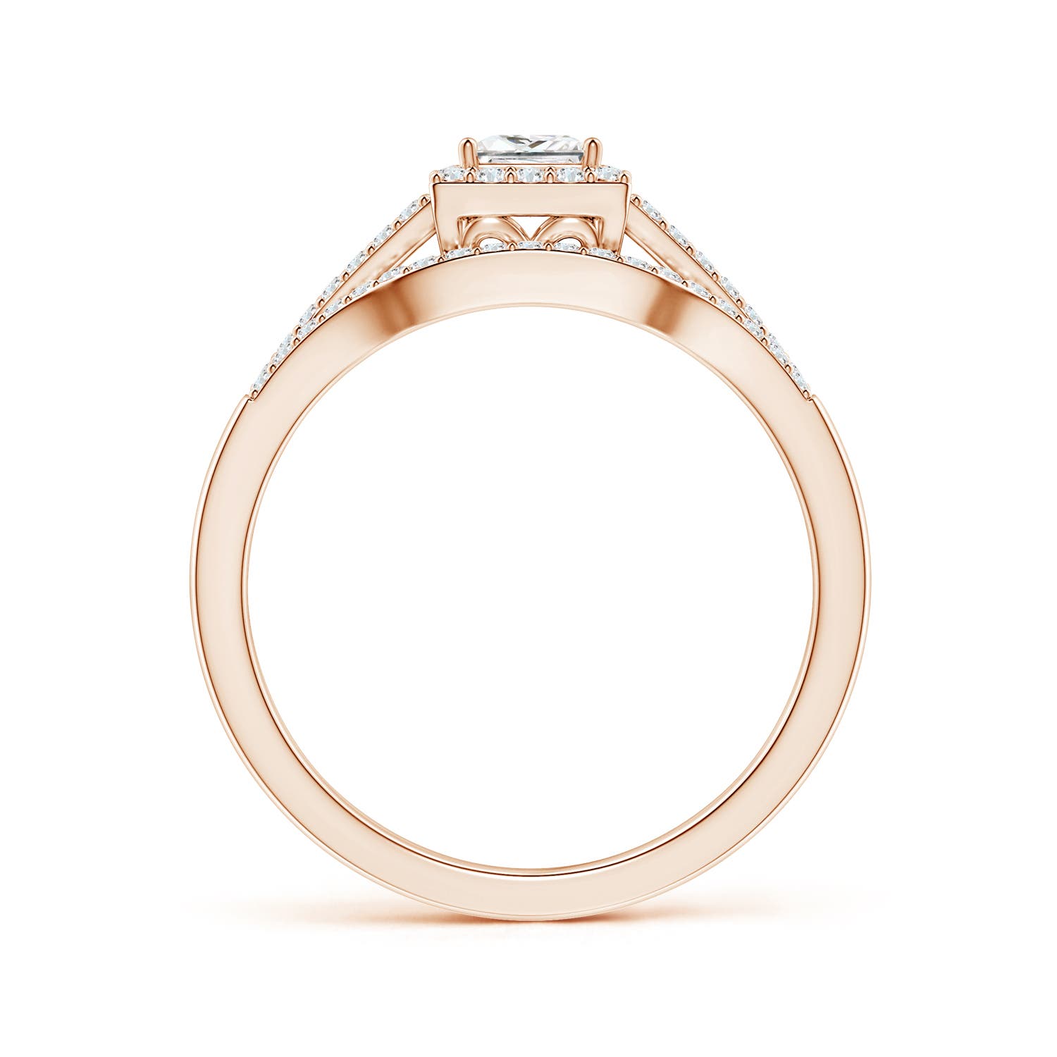 G, VS2 / 0.76 CT / 14 KT Rose Gold