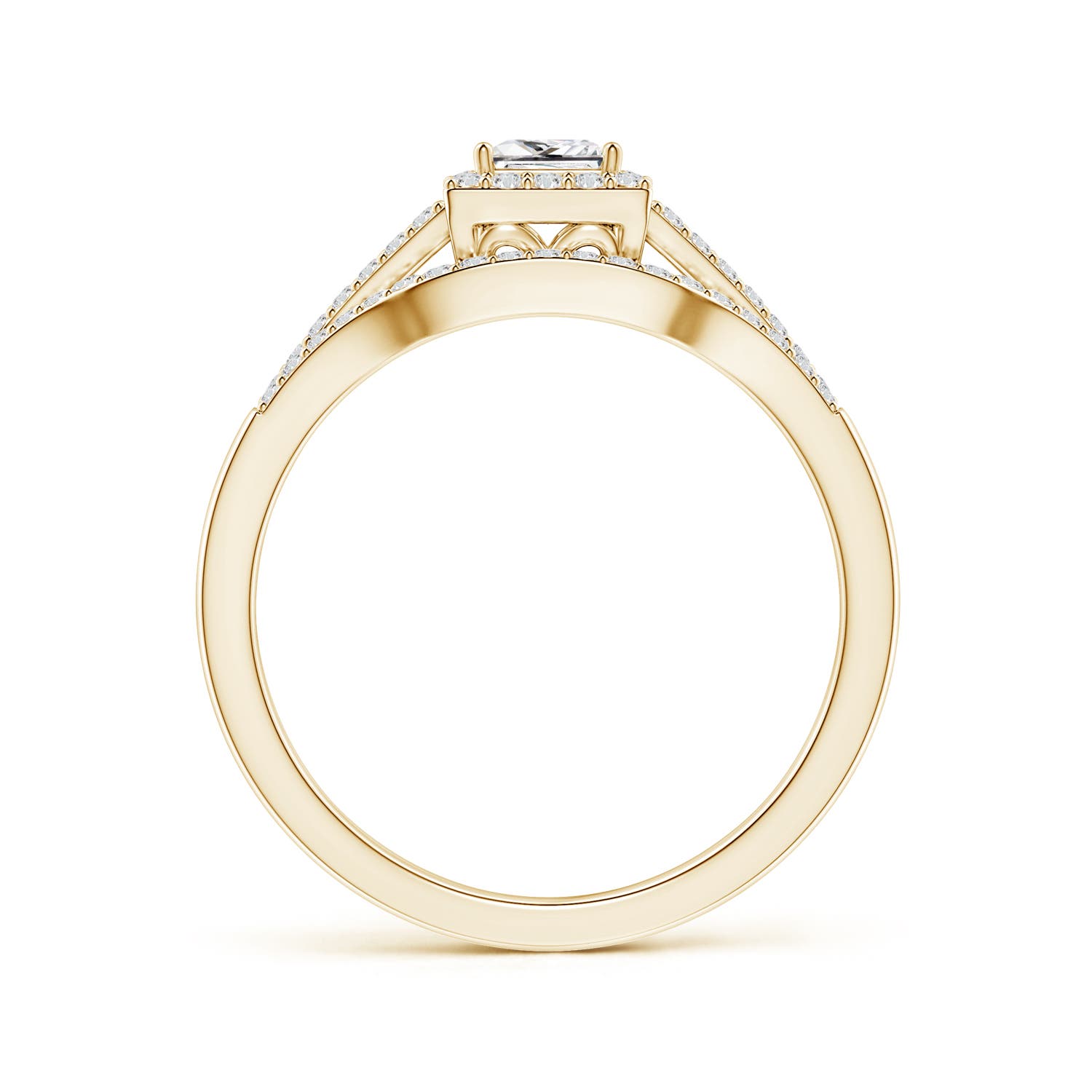 H, SI2 / 0.76 CT / 14 KT Yellow Gold