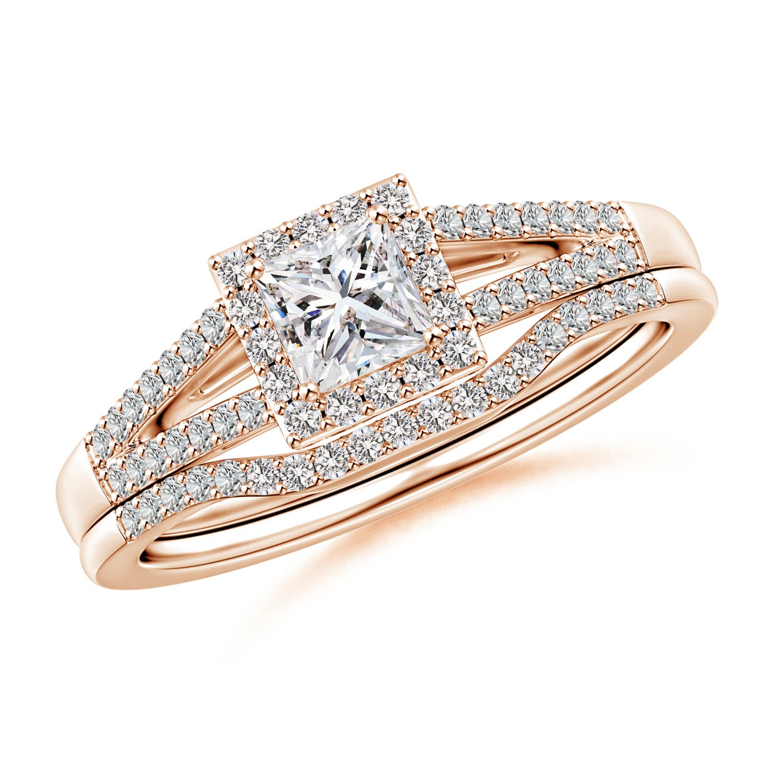 I-J, I1-I2 / 0.76 CT / 14 KT Rose Gold